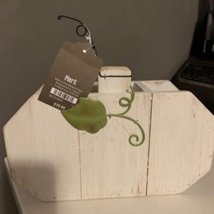 Pumpkin utensil caddy